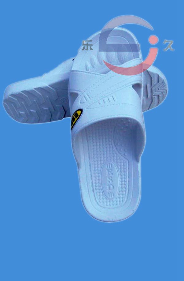 LJ-071 防靜電PU拖鞋（白色）