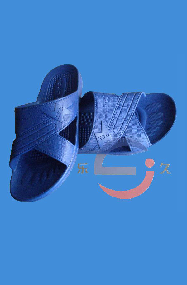 LJ-072 防靜電PU拖鞋（藍色）